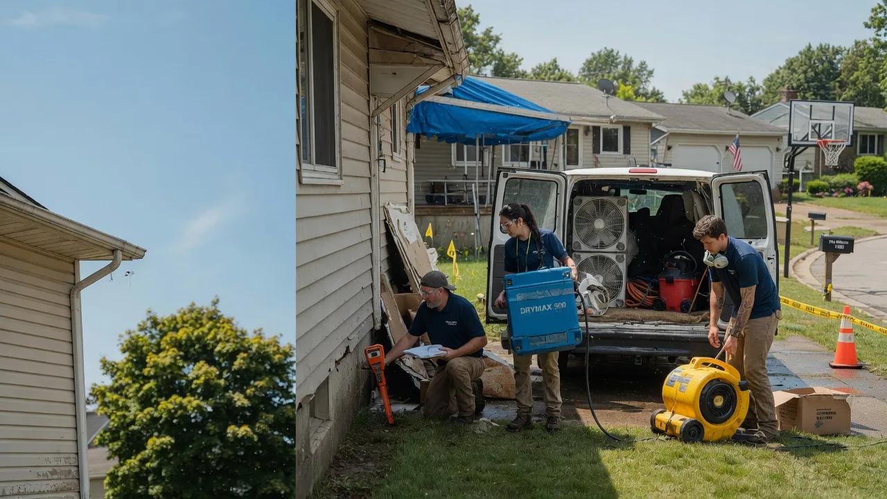 Ceiling Leak Cleanup in Princess Anne, MD near me